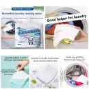 Pack of 1 (30 Sheets) Washing Machine Paper Sheet For Laundry Cleaning Remove Stain