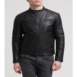 Men's Slim Fit Leather jacket BM