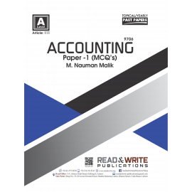 Accounting A Level MCQs P1 Topical Past Papers Art #111