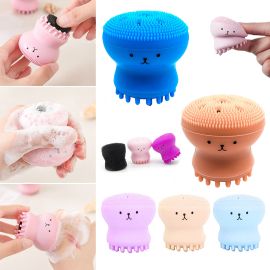 1Pcs Silicone Facial Cleansing Makeup Cleaner Brush Tool - Multi