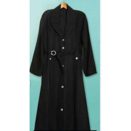 1pc women's Stitched nida coat style Abaya