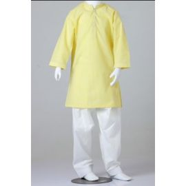 Pastel Sun Summer Cambric Shalwar Kameez Suit For Kids
