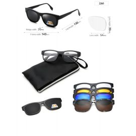 5 in 1 Magnetic Frame Changing Sunglasses-2203