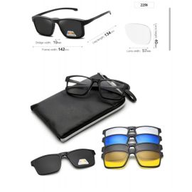 5 in 1 Magnetic Frame Changing Sunglasses-2258