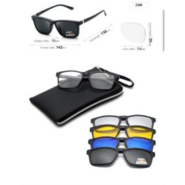 5 in 1 Magnetic Frame Changing Sunglasses-2268