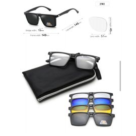 5 in 1 Magnetic Frame Changing Sunglasses-2302