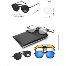 5 in 1 Magnetic Frame Changing Sunglasses-2306