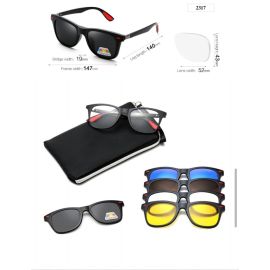 5 in 1 Magnetic Frame Changing Sunglasses-2317