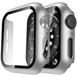Silver Watch Cover+Tempered Glass for Apple Watch Case | 40mm