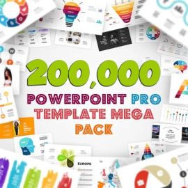200,000 PowerPoint Pro Mega Bundle Templates 2023