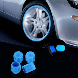 Universal Car Tire Valve Cap - Blue