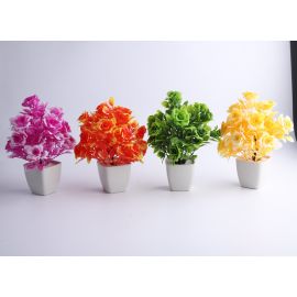 Pack of 4 Mini Plant Artificial Decoration Piece with pot Best for home & Office Decoration purpose   4.5  71