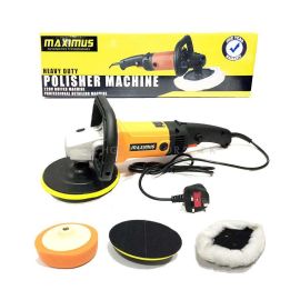 Maximus Professional Heavy Duty Polisher Machine With Speed Control - Grinder | Buffer | Sander | Detailing Equipment