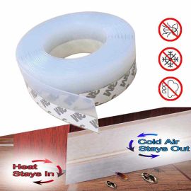 5M Flexible Door Bottom Sealing Strip Mosquito and Mouse Kitchen Stopper, Wind Dust Blocker