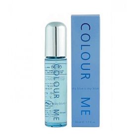 Milton Lloyd Colour Me Perfume For Women - 50 Ml - Sky Blue