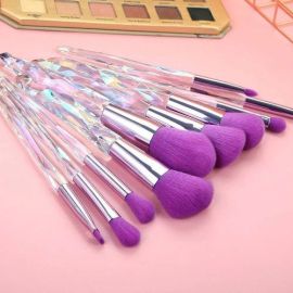 Crystal brushes with candy neon bag