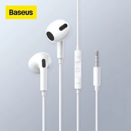Baseus Encok H17 3.5mm lateral in-ear Wired Earphone White
