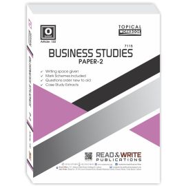 Business Studies O Level P2 Topical Workbook Art #122
