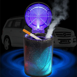 Universal Car Portable Ashtray LED Multi Color
