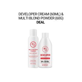 Developer Cream 6% 20Vol (60ml) and Multi Blond Powder(60g) Deal
