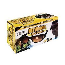 HD Vision Glasses Over Wrap Arounds Sunglasses Men Night Driving UV-400