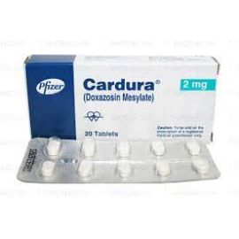 Pfizer Cardura Tablet, 2mg, 20-Pack