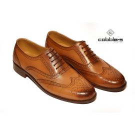 Formal Leather shoes for men 023-TAN