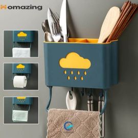 Wall Mounted Cutlery Drainer Rack