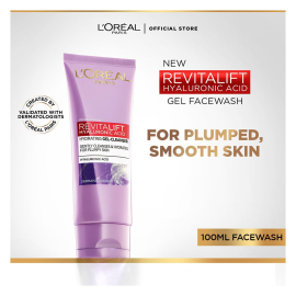 L'Oreal Paris Revitalift Hyaluronic Acid Hydrating Gel Facewash 100ml