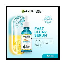 Garnier Skin Active Fast Clear Booster Face Serum, For Acne Prone Skin, With Salicylic Acid, 30ml