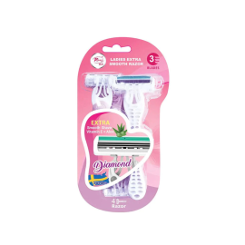 Rivaj Ladies Extra Smooth Diamond Razor (Pack of 4)