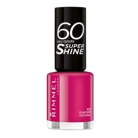 Rimmel London 60 Seconds Super Shine Nail Polish - 323 Funtime Fuchsia