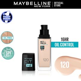 New Maybelline Fit Me Liquid Foundation 120 - Classic Ivory| Extra Coverage