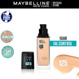 New Maybelline Fit Me Liquid Foundation 125 - Nude Beige| Extra Coverage