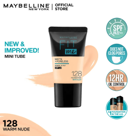 Maybelline New York Fit Me Matte & Poreless Foundation 128 - Warm Nude - 18ml