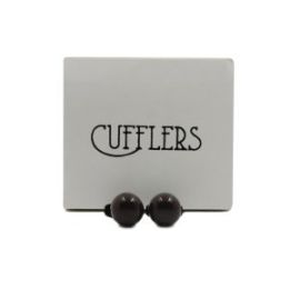 Cufflers Designer Cufflinks CU-4022 with Free Gift Box – Stylish Circle Brown Design