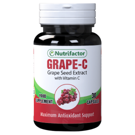 Nutrifactor Grape-C 1 x 30's Capsules Bottle capsule