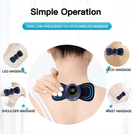 Portable Rechargeable Full Body Mini Massager for Pain Relief Neck Massager Cervical Spine Massager for Body Pain Relief