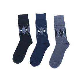 3 Pair Of Quality Classic Socks For Men in Random Colors