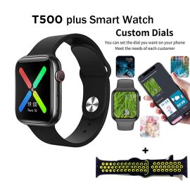 T500 Plus With Extra Strap Smart Watch Bluetooth Call Music Smartwatch