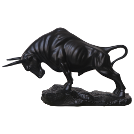 Vigorous Bull Sculpture