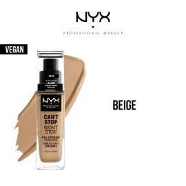 Nyx Cant Stop Wont Stop 24Hr Full Coverage Foundation- Beige