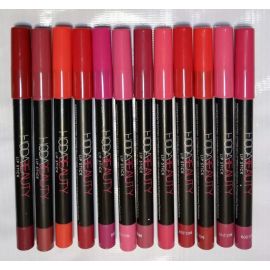 Huda Beauty Lip liner Lipstick Pencils Eyeliner Pack of 12