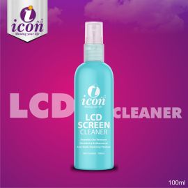 LCD SCREEN CLEANER - 100ml - ICON PLUS - Screen Cleaning Solution - Screen Cleaner for LCD - ICON PLUS - Anti-static LCD Screen Cleaner - Screen Cleaning Spray - Screen Cleaner for Electronics - Non-toxic LCD Screen Cleaner