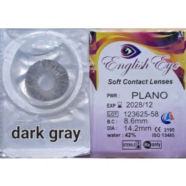 English Eye Soft Contact Lenses - Dark Gray