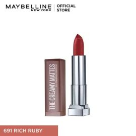 Maybelline New York Color Sensational Creamy Matte Lipstick 691 Rich Rubby