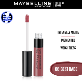 Maybelline New York Sensational Liquid Matte Lipstick -6 - Best Babe