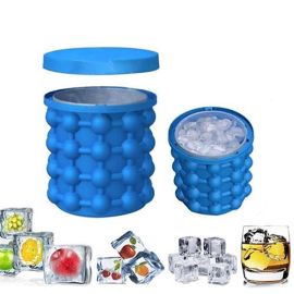 Ice Cube maker | Ice Cube Box Ice Cube Maker Bucket | Ice Ball Maker Portable Silicone | Space Saving Ice Tray | Ice maker | manual Ice maker