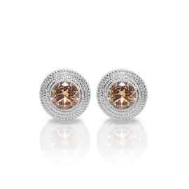 Cufflers Modern Silver Circle Cufflinks CU-3008 | Free Gift Box