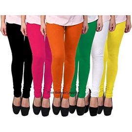 Pack of 6 Girls Tights-Leggings-Pajamas Soft Stretchable Comfortable Fabric-Multicolor for kids